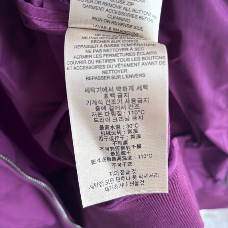 ::BURBERRY::  紫色立領風衣外套 戶外OUTDOOR 登山外套-33