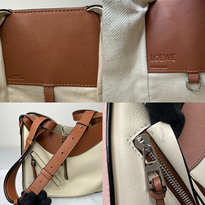 LOEWE Hammock拚色吊床包-7