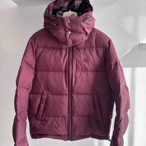 ::BURBERRY:: Brit Down Jacket 酒紅色羽絨外套 登山外套 戶外Outdoor