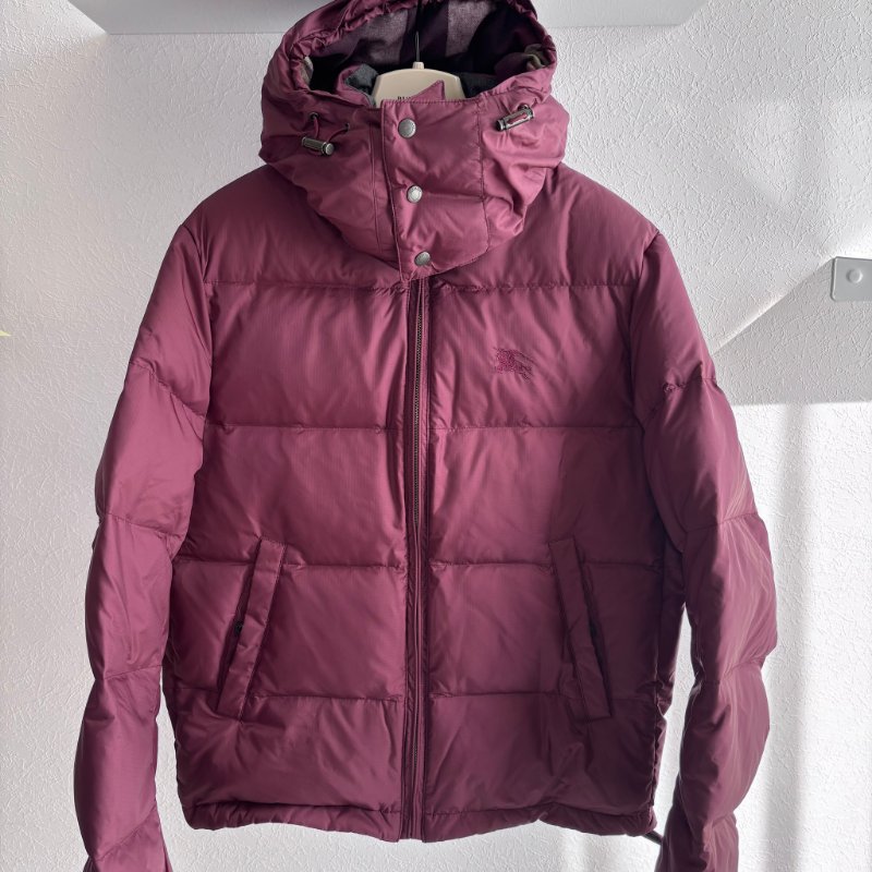 ::BURBERRY:: Brit Down Jacket 酒紅色羽絨外套 登山外套 戶外Outdoor-0