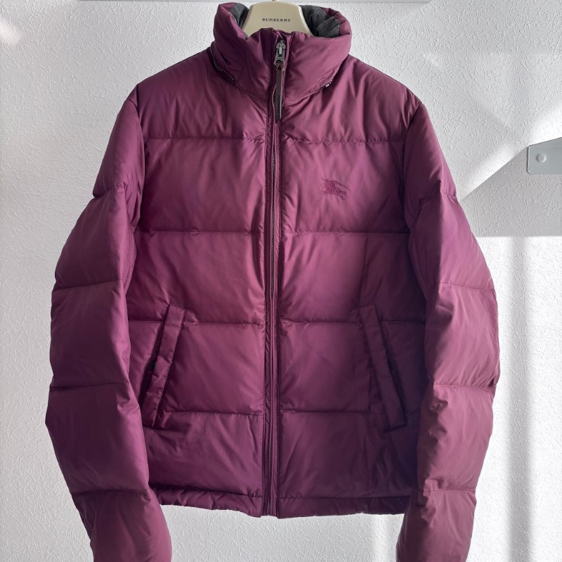 ::BURBERRY:: Brit Down Jacket 酒紅色羽絨外套 登山外套 戶外Outdoor-1