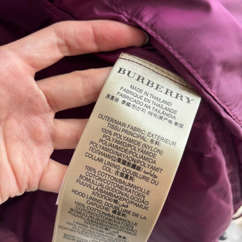 ::BURBERRY:: Brit Down Jacket 酒紅色羽絨外套 登山外套 戶外Outdoor-30