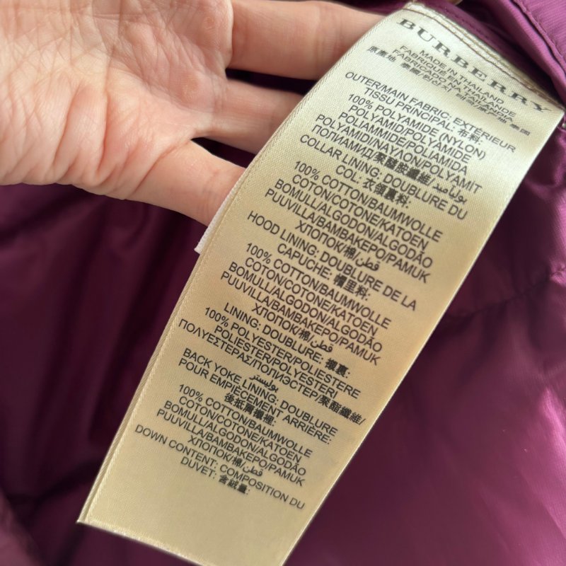 ::BURBERRY:: Brit Down Jacket 酒紅色羽絨外套 登山外套 戶外Outdoor-31