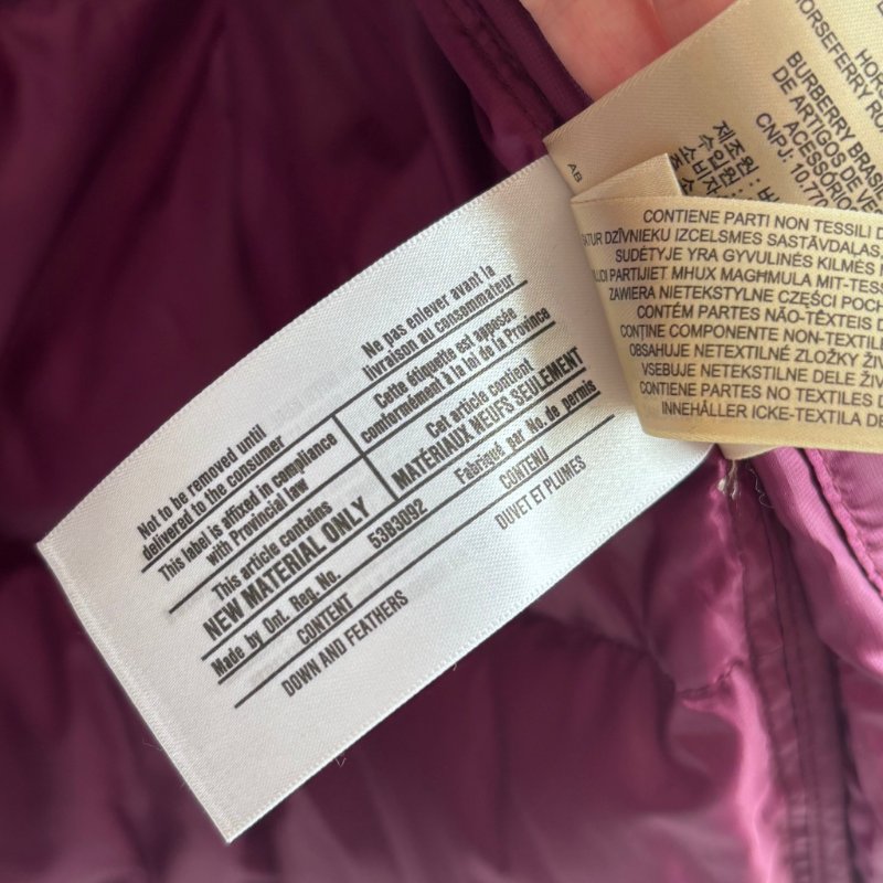 ::BURBERRY:: Brit Down Jacket 酒紅色羽絨外套 登山外套 戶外Outdoor-36