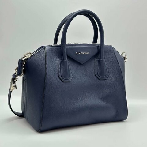 GIVENCHY Antigona系列手提肩背鑽石包 28*22*15 98新配件吊牌