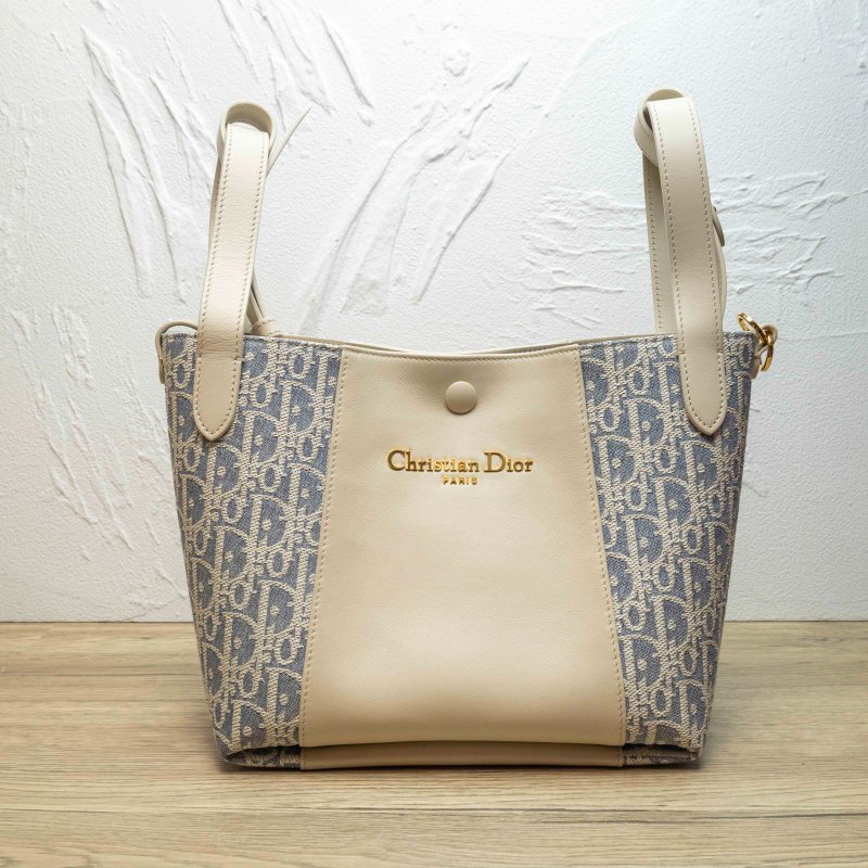 2023 DIOR siganture 淺色老花 水桶 2024-0