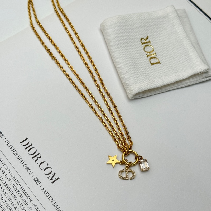 【近新閒置❤️】 DIOR金色項鍊 2022 項鍊-0