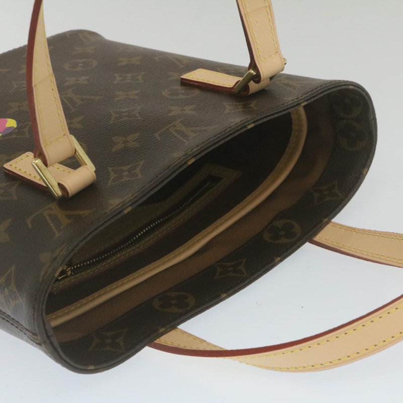 【日本直送】LOUIS VUITTON 字母組合熊貓村上隆 Vavin 小號托特包 M51173Auth26131SAV-5