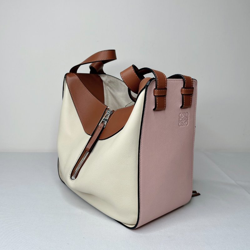 LOEWE Hammock拚色吊床包-4
