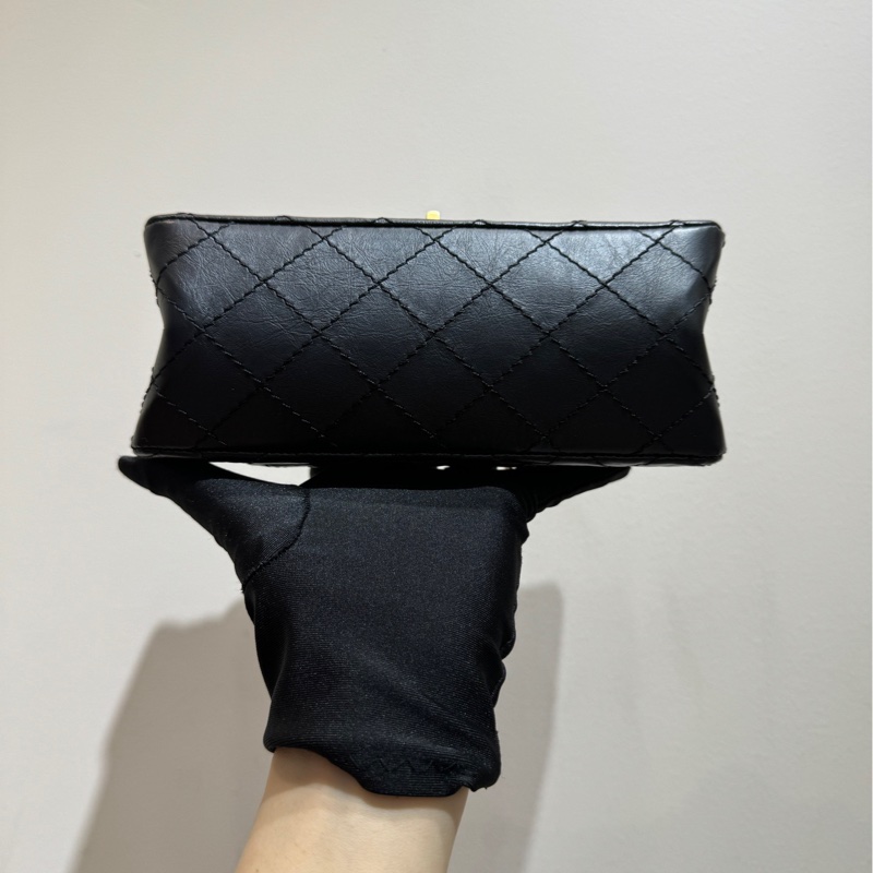 【近新閒置❤️】 Chanel 經典2.55單肩腋下包斜挎包 mini 黑金-5