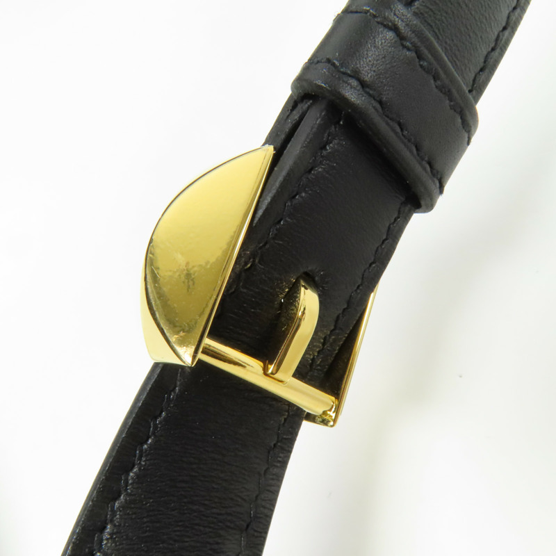 HERMES Box Calf皮革2002 26金扣肩背袋Noir-9