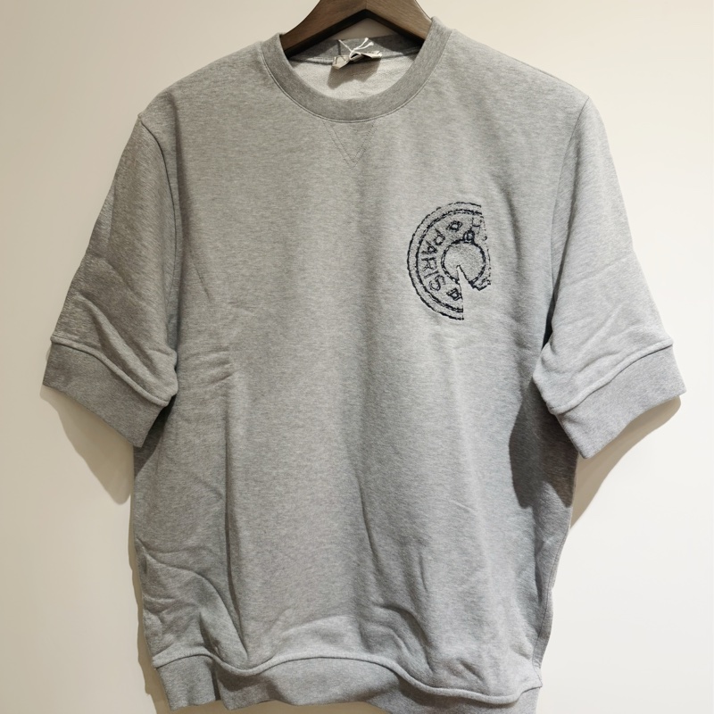 Hermes 男裝灰色短袖衛衣 M碼-1