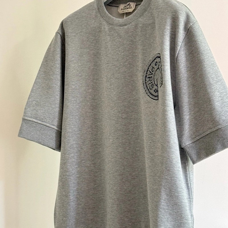 Hermes 男裝灰色短袖衛衣 M碼-2
