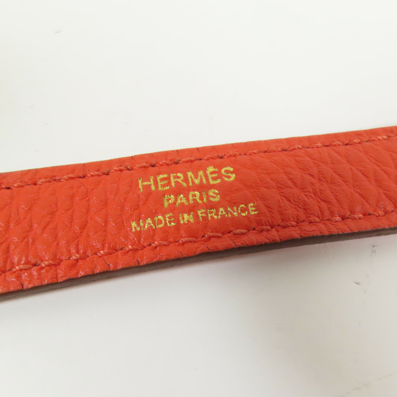 HERMES Togo皮革Kelly 35金扣手挽肩背兩用袋Capucine-7