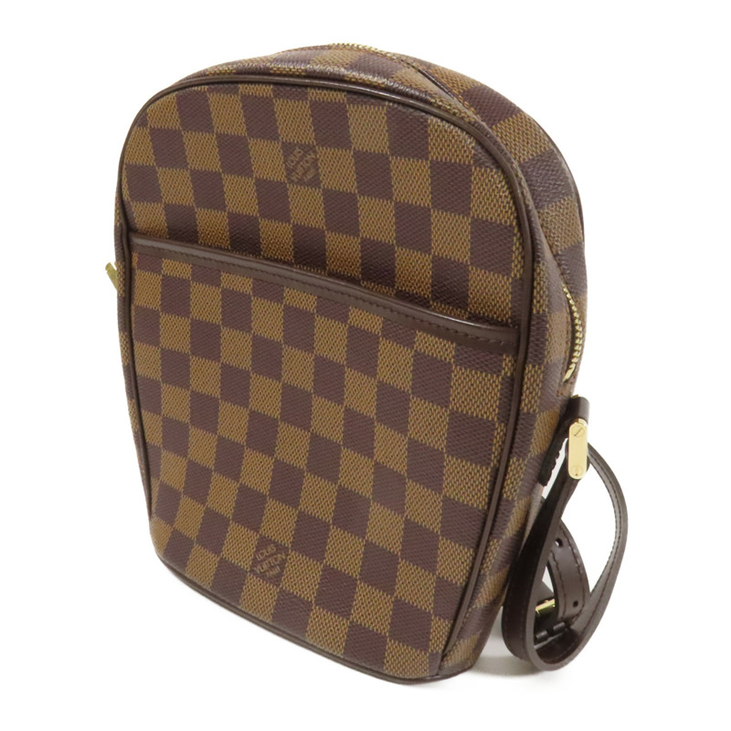 LOUIS VUITTON Damier Ipanema PM金扣肩背袋-2