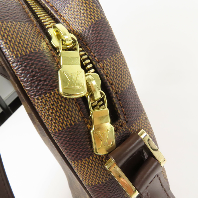 LOUIS VUITTON Damier Ipanema PM金扣肩背袋-6
