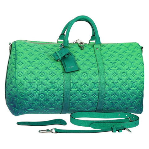 路易威登 Taurillon Illusion Keepall Bandouliere 50 包 M59712 正品 91316SM