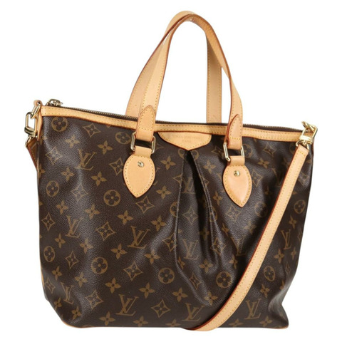 路易威登 Monogram Palermo PM 托特包 M40145 LV 授權 138103A