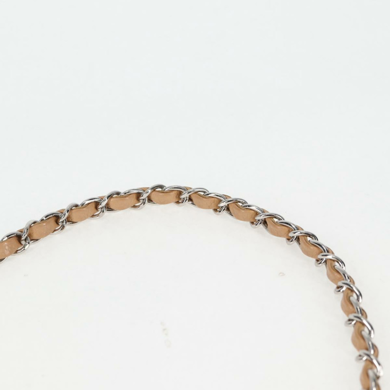 【日本直送】香奈兒迷你 Matelasse 17 鏈條單肩包魚子醬膚色米色 CC 正品 138560V-13
