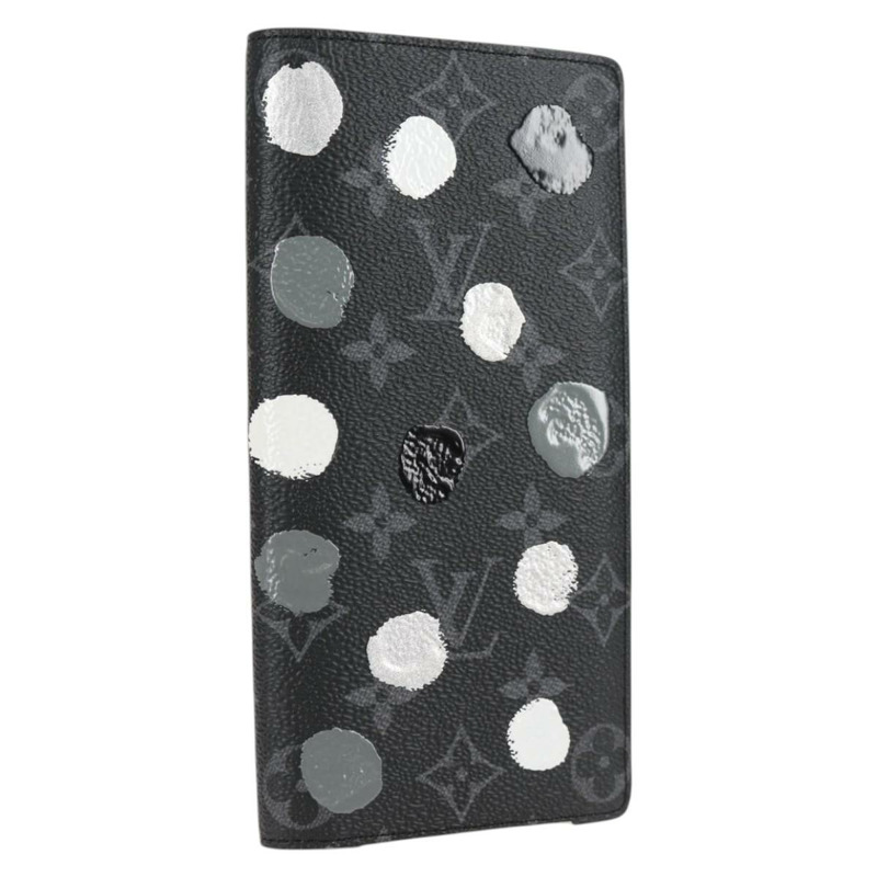 【日本直送】LOUIS VUITTON Monogram Eclipse (LV x YK) Portefeuille Plaza M81932 正品 138477M-0