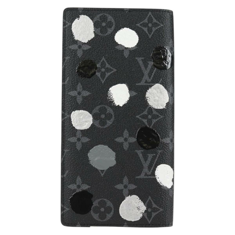 【日本直送】LOUIS VUITTON Monogram Eclipse (LV x YK) Portefeuille Plaza M81932 正品 138477M-1