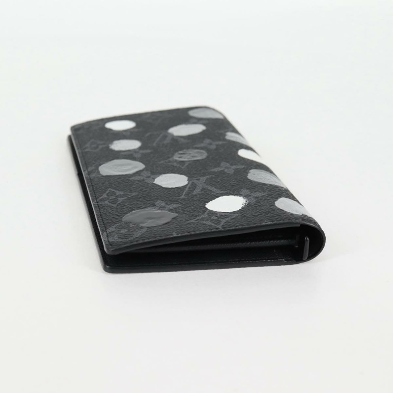 【日本直送】LOUIS VUITTON Monogram Eclipse (LV x YK) Portefeuille Plaza M81932 正品 138477M-4