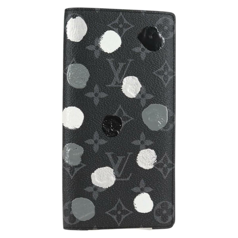 【日本直送】LOUIS VUITTON Monogram Eclipse (LV x YK) Portefeuille Plaza M81932 正品 138477M-12