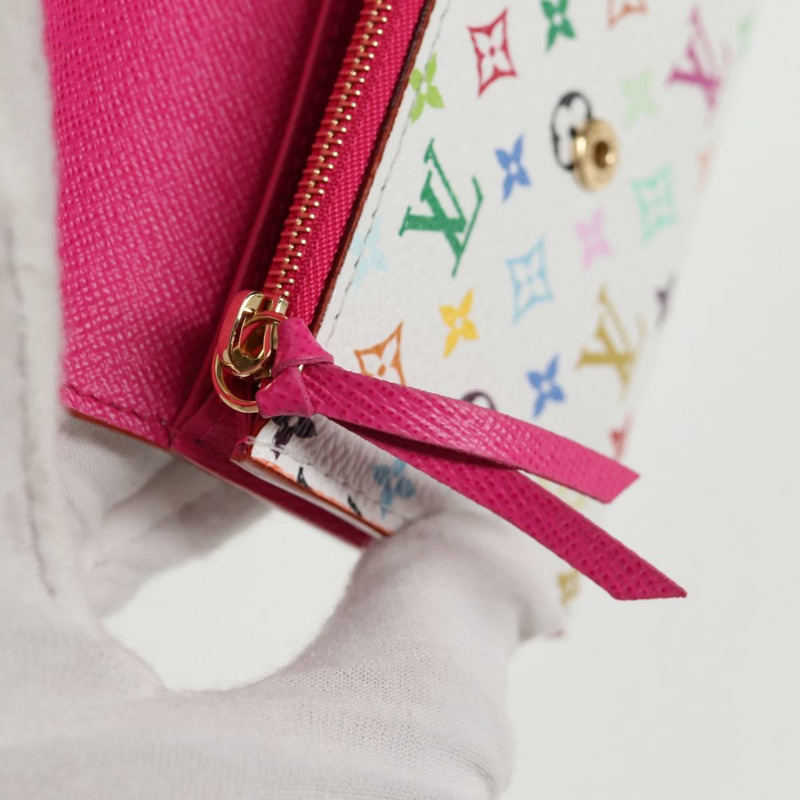 【日本直送】路易威登 (LOUIS VUITTON) 多色 Porte Monnaie 玫瑰經零錢包 M13399 LV 授權 139205M-9