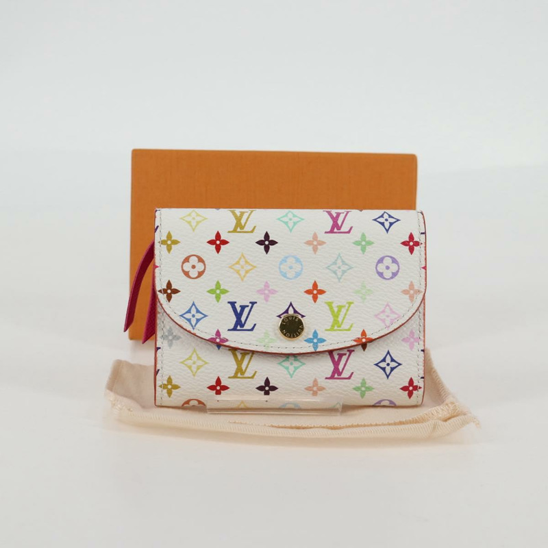 【日本直送】路易威登 (LOUIS VUITTON) 多色 Porte Monnaie 玫瑰經零錢包 M13399 LV 授權 139205M-11