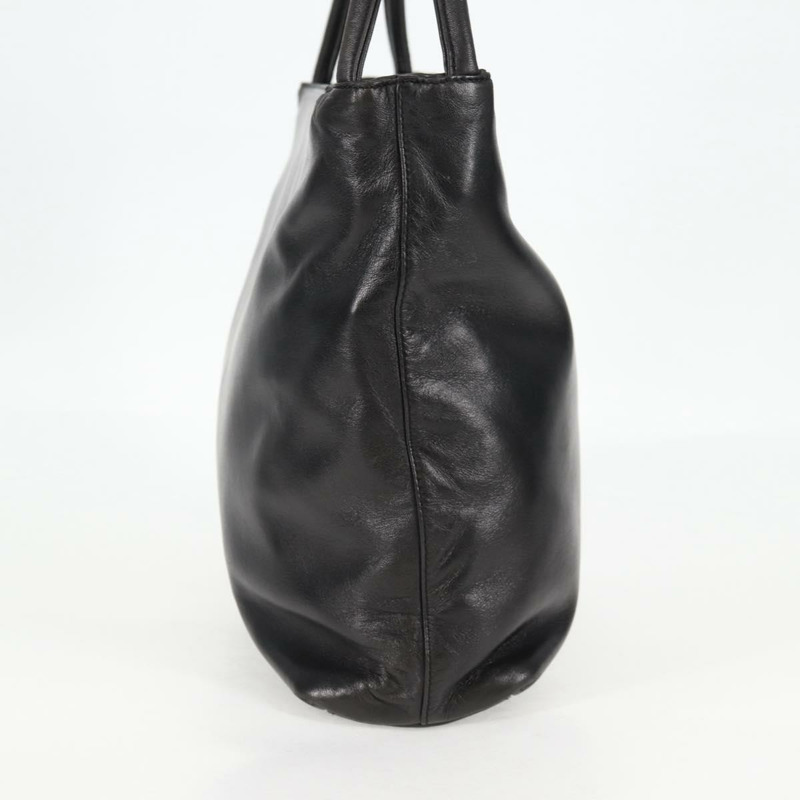 【日本直送】PRADA 肩背包 皮革 黑色 銀色 正品 yk19244A-3