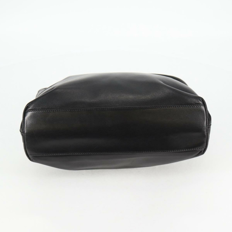 【日本直送】PRADA 肩背包 皮革 黑色 銀色 正品 yk19244A-4