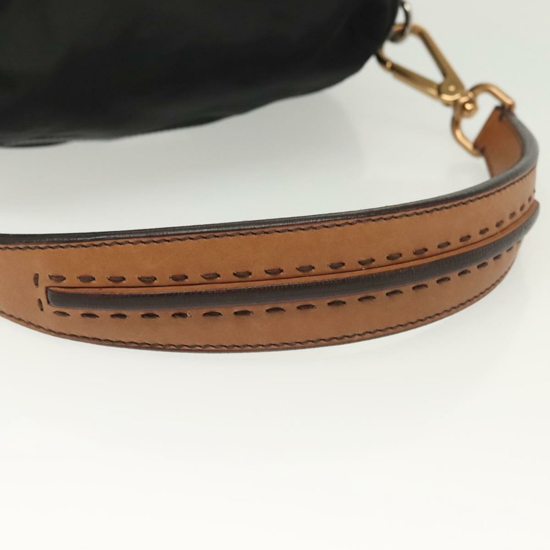 【日本直送】PRADA 單肩包 尼龍 黑色 銀色 正品 yk19273-6