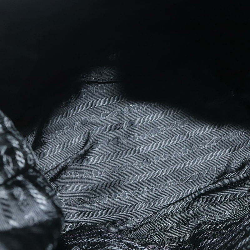 【日本直送】PRADA 單肩包 尼龍 黑色 銀色 正品 yk19273-10