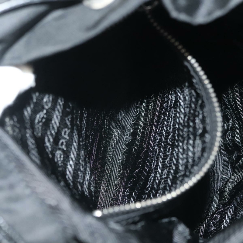 【日本直送】PRADA 單肩包 尼龍 黑色 銀色 正品 yk19273-23