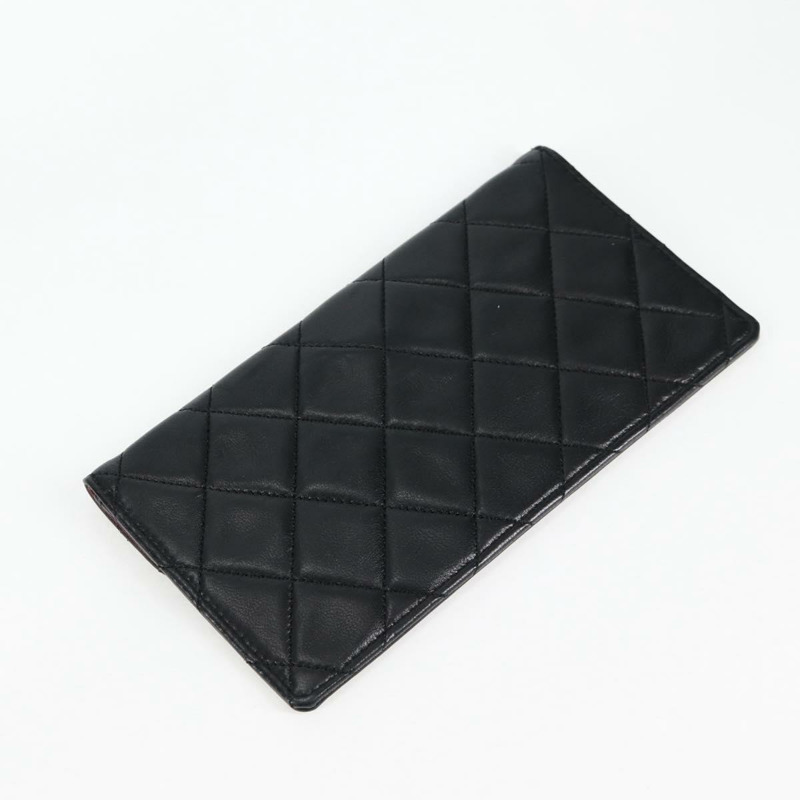 【日本直送】香奈兒 Matelasse 鏈條手提包 小羊皮 黑金 CC 正品 yk19239A-28