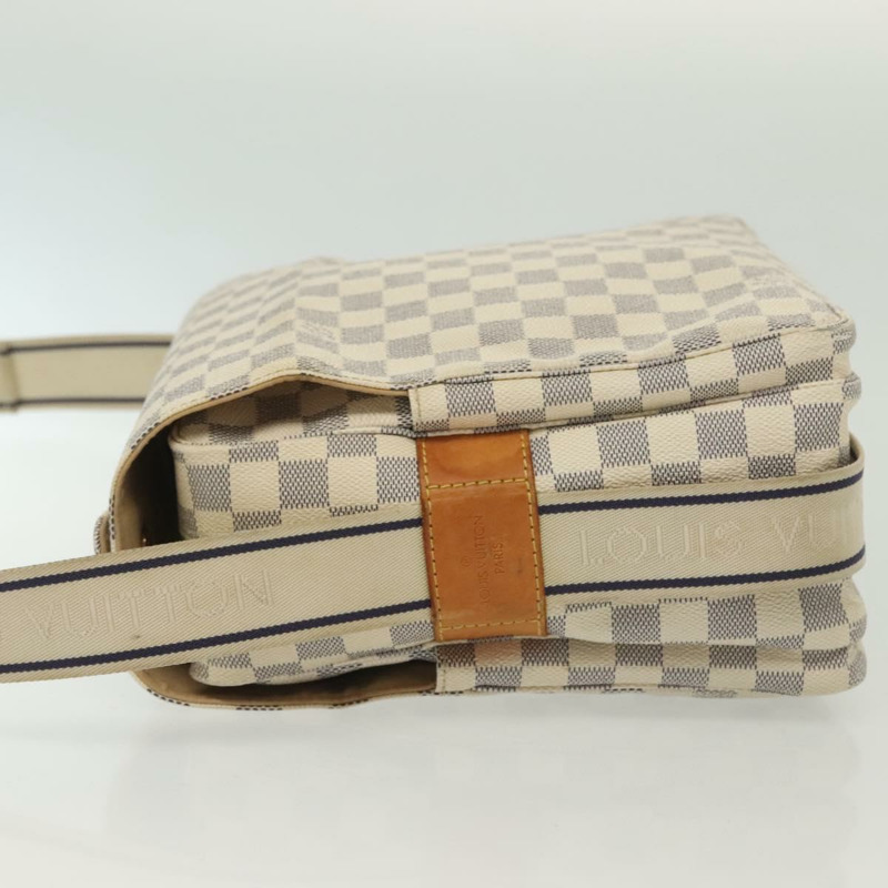 【日本直送】路易威登 Damier Azur Naviglio 單肩包 N51189 LV 正品 138759-3