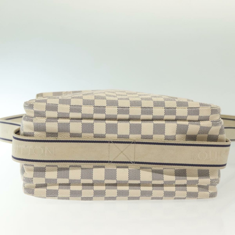 【日本直送】路易威登 Damier Azur Naviglio 單肩包 N51189 LV 正品 138759-4