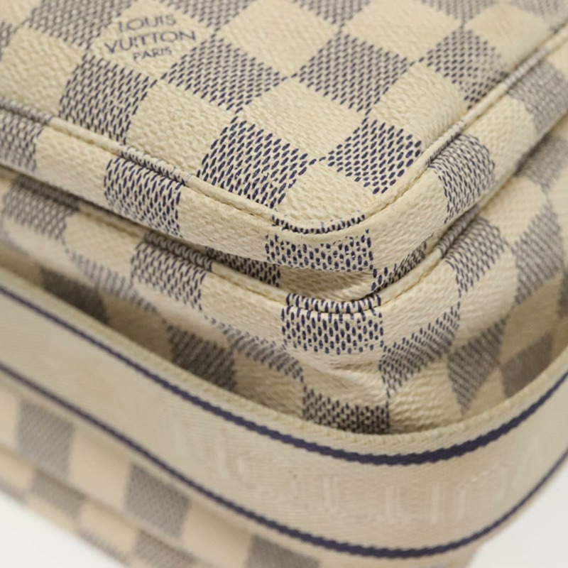 【日本直送】路易威登 Damier Azur Naviglio 單肩包 N51189 LV 正品 138759-17