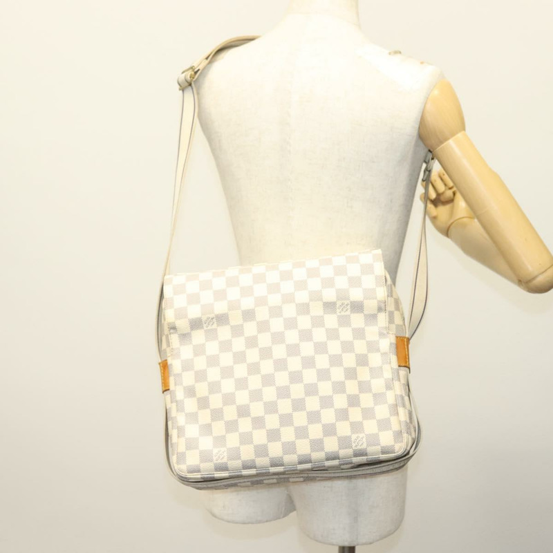 【日本直送】路易威登 Damier Azur Naviglio 單肩包 N51189 LV 正品 138759-25