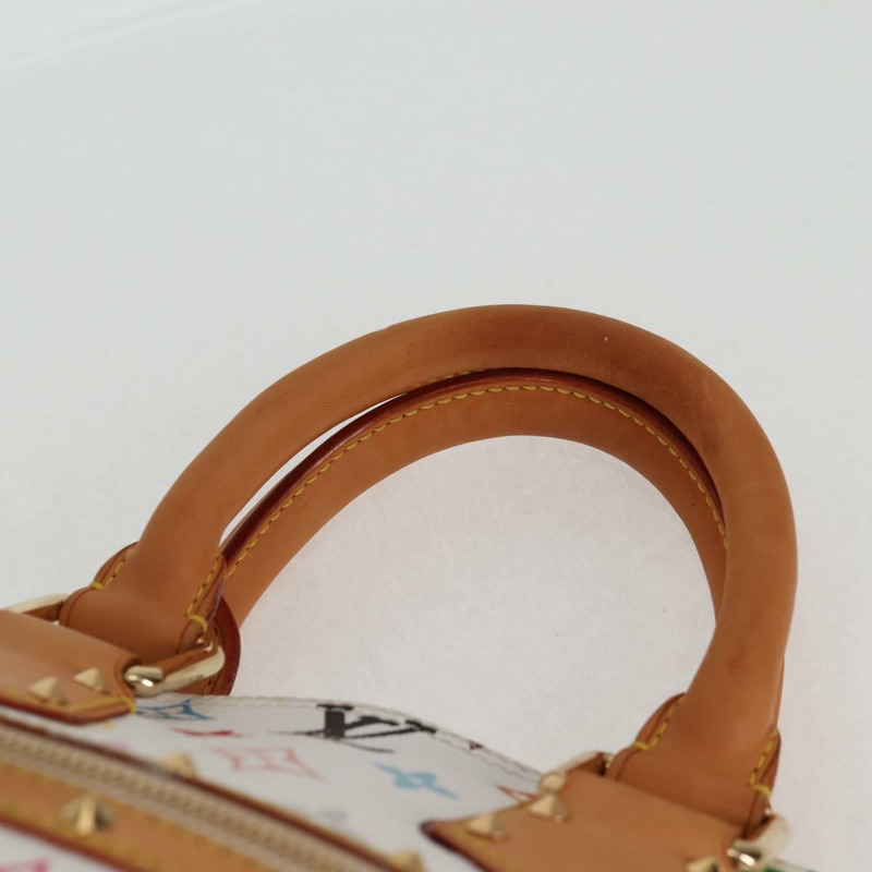 【日本直送】路易威登 Monogram Multicolor Alma 手提包 白色 M92647 LV Auth yk19104A-8