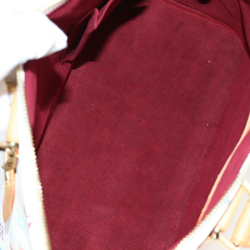 【日本直送】路易威登 Monogram Multicolor Alma 手提包 白色 M92647 LV Auth yk19104A-10