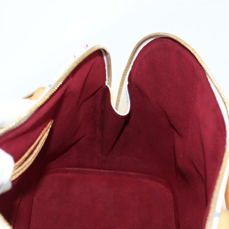 【日本直送】路易威登 Monogram Multicolor Alma 手提包 白色 M92647 LV Auth yk19104A-21