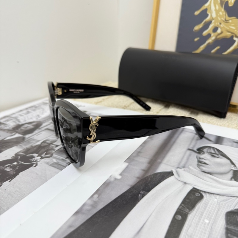 【全❤️】YSL 墨鏡 太陽眼鏡 橢圓形 貓眼太陽鏡SL M95-2