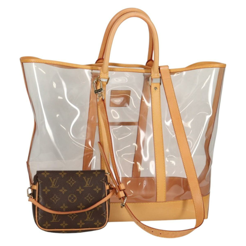 【日本直送】路易威登 Isaac Mizrahi 手袋 乙烯基皮革 透明 M99027 正品 ki5924M-0