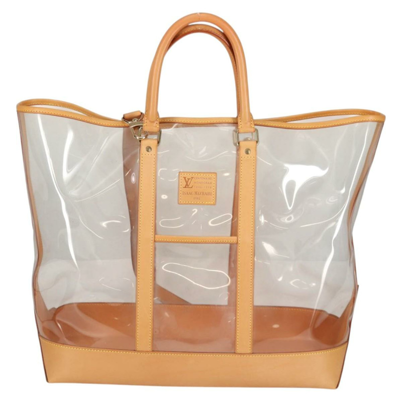 【日本直送】路易威登 Isaac Mizrahi 手袋 乙烯基皮革 透明 M99027 正品 ki5924M-1