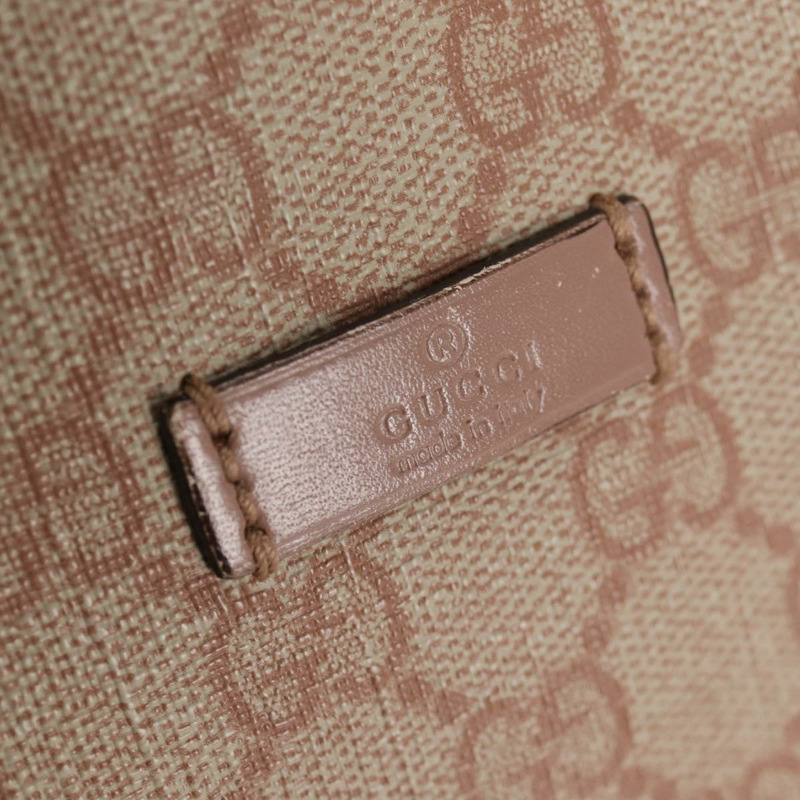 【日本直送】GUCCI GG Supreme 手提包 PVC 兩用款 粉紅金 353440 正品 ki5957-19