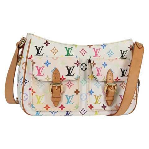 路易威登 Monogram 多色 Lodge GM 包白色 M40051 正品 136625V