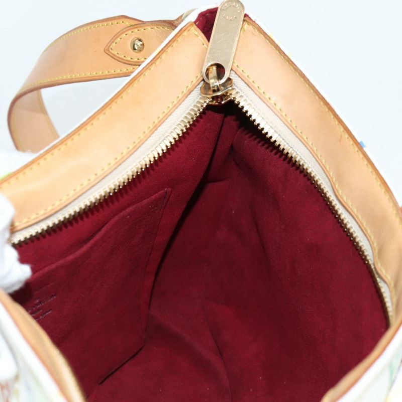 【日本直送】路易威登 Monogram Multicolor Lodge GM 手袋 白色 M40051 正品 136625V-21