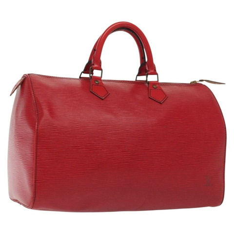 路易威登 Epi Speedy 35 手提包 卡斯蒂利亞紅 M42997 LV 授權 136904
