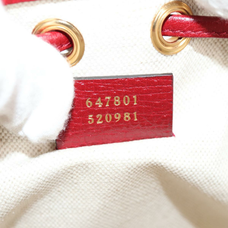 【日本直送】GUCCI Micro GG Supreme Doraemon 聯名手提包 PVC 米色 647801 正品 138992A-11